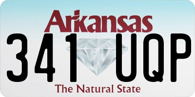 AR license plate 341UQP