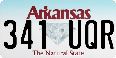 AR license plate 341UQR