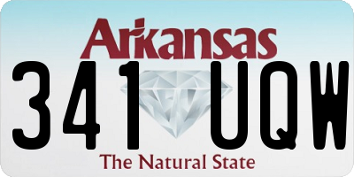 AR license plate 341UQW