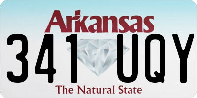 AR license plate 341UQY