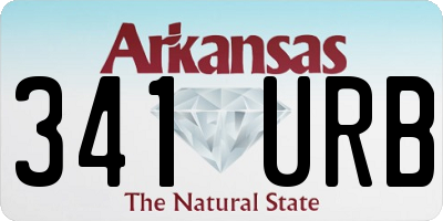AR license plate 341URB