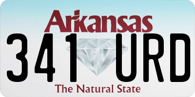 AR license plate 341URD
