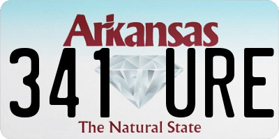 AR license plate 341URE