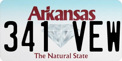AR license plate 341VEW