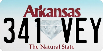 AR license plate 341VEY