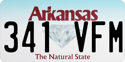 AR license plate 341VFM