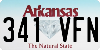 AR license plate 341VFN