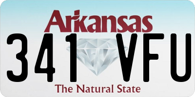 AR license plate 341VFU