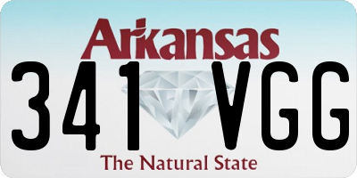 AR license plate 341VGG