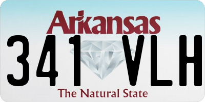 AR license plate 341VLH