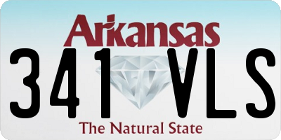 AR license plate 341VLS