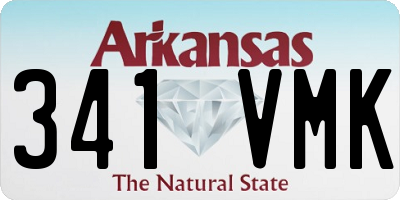 AR license plate 341VMK