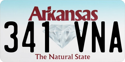 AR license plate 341VNA
