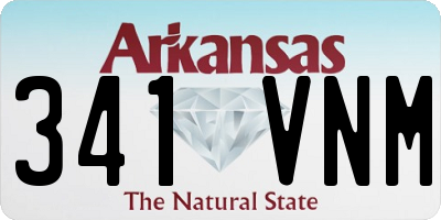 AR license plate 341VNM