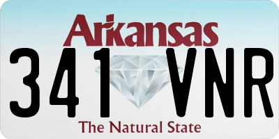 AR license plate 341VNR