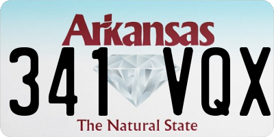 AR license plate 341VQX