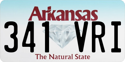AR license plate 341VRI