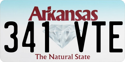 AR license plate 341VTE