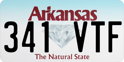 AR license plate 341VTF