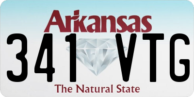 AR license plate 341VTG