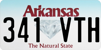 AR license plate 341VTH