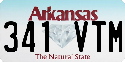 AR license plate 341VTM