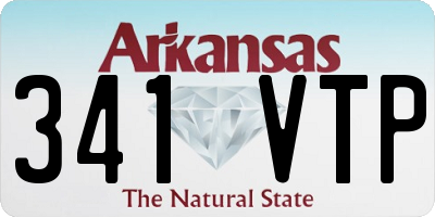AR license plate 341VTP