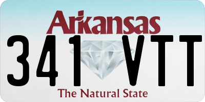 AR license plate 341VTT