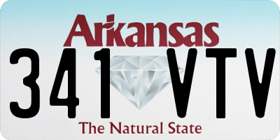 AR license plate 341VTV