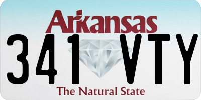 AR license plate 341VTY
