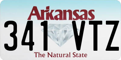 AR license plate 341VTZ