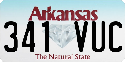AR license plate 341VUC