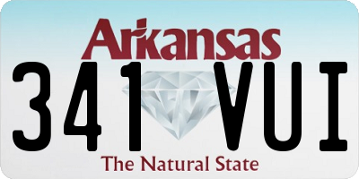 AR license plate 341VUI