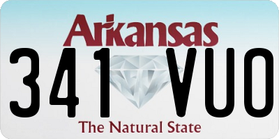 AR license plate 341VUO
