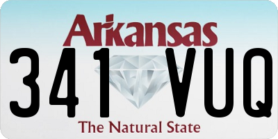 AR license plate 341VUQ