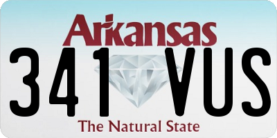 AR license plate 341VUS