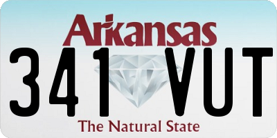 AR license plate 341VUT