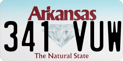 AR license plate 341VUW