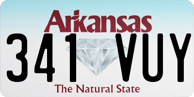 AR license plate 341VUY