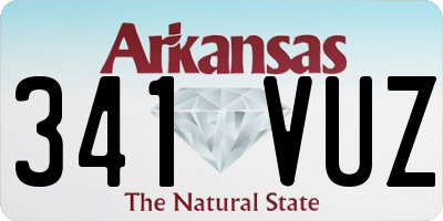 AR license plate 341VUZ