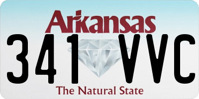 AR license plate 341VVC
