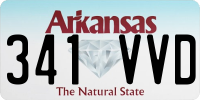 AR license plate 341VVD