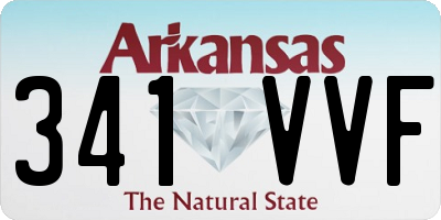 AR license plate 341VVF