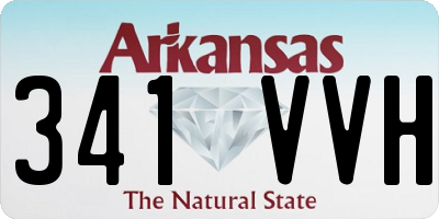 AR license plate 341VVH