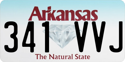 AR license plate 341VVJ