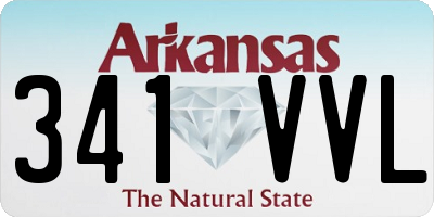 AR license plate 341VVL