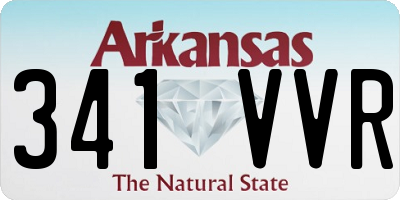 AR license plate 341VVR