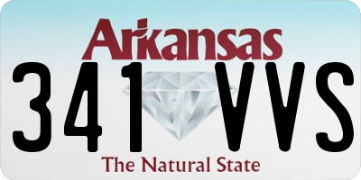 AR license plate 341VVS