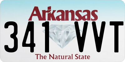 AR license plate 341VVT