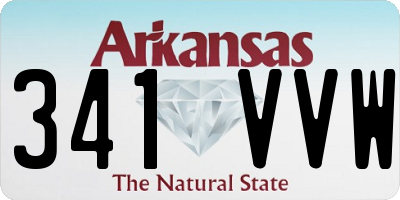 AR license plate 341VVW